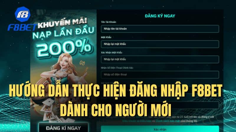 Hướng dẫn thực hiện đăng nhập F8bet dành cho người mới