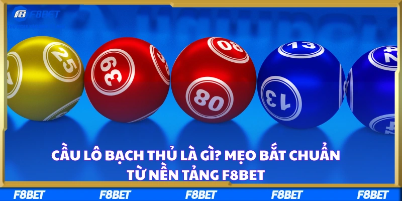 Cầu lô bạch thủ là gì? Mẹo bắt chuẩn từ nền tảng F8BET